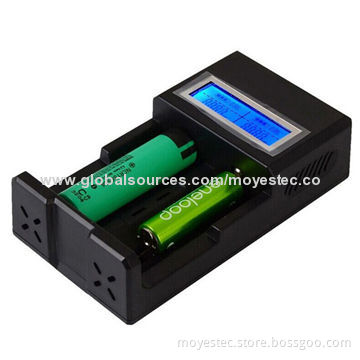Nickel Metal Hydride LCD Intelligent Charger for 18350, 26650, 18650 Lithium-ion Batteries
